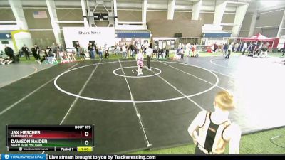 132 lbs Cons. Round 3 - Dawson Haider, Salem Elite Mat Club vs Jax Mescher, Team Idaho WC