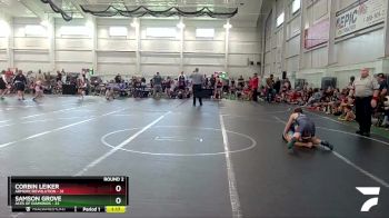 92 lbs Round 2 (8 Team) - Samson Grove, ACES Of Diamonds vs Corbin Leiker, Armory/Revolution