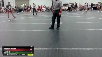 157 lbs Round 5 (8 Team) - Peyton Miller, Sly Fox vs Ian Cho, Whitted Trained Dynasty