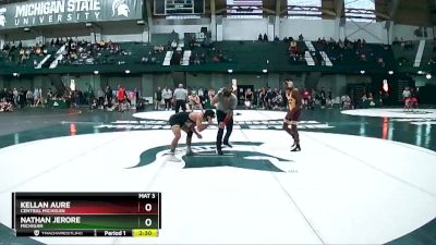 141 lbs Cons. Semi - Nathan Jerore, Michigan vs Kellan Aure, Central Michigan