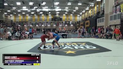 125 lbs Round 2 - Adam Carey, Immortal Athletics WC vs Matthew Crimmins, Sebolt Wrestling Academy