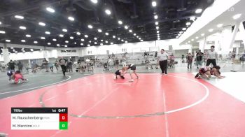 116 lbs Consolation - Mason Rauschenberger, Pomona Elite vs Max Mannino, Gold Rush Wrestling