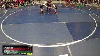 48 lbs Cons. Semi - Brooks Bulloch, Iron Co Wrestling Academy vs Hayze Hatch, Empire