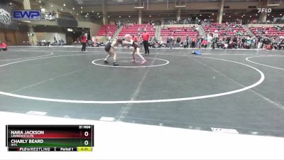 55 lbs Semifinal - Nara Jackson, Lawrence Elite vs Charly Beard, WTC