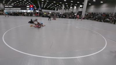140 lbs Cons. Sub-rd Of 16 - Grace Chadbourne, Missouri vs Jada Hall, Nebraska