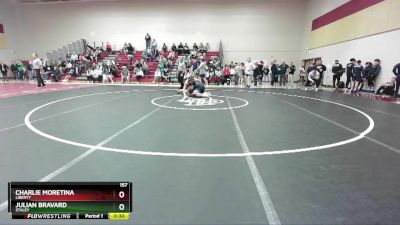 157 lbs Cons. Round 2 - Julian Bravard, STALEY vs Charlie Moretina, LIBERTY