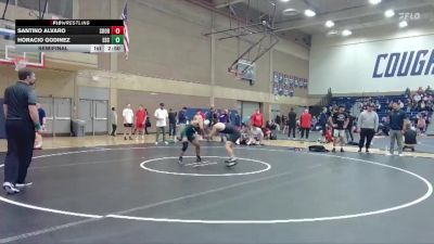 141 lbs Semifinal - Horacio Godinez, Evergreen State College vs Santino Alvaro, Southern Oregon
