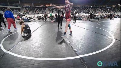 110 lbs Consolation - Charlie Turner, Cowboy Wrestling Club vs Chloe Green, Hurricane Wrestling Academy