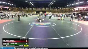 132 lbs Cons. Round 4 - Michael Lynne, Christopher Columbus H S vs Dawson Thompson, North Hall