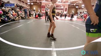 73 lbs Rr Rnd 5 - Tsu-tli Christie-Vangen, Fort Gibson Youth Wrestling vs Abram Carney, Springdale Youth Wrestling