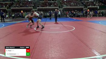 172 lbs Cons. Round 2 - Gage Robinson, Camel Kids Wrestling vs Cash Kipp, Helena Wrestling Club