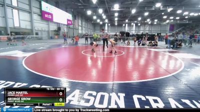 68-70 lbs Round 3 - George Grow, Priest River WC vs Jace Martel, Moses Lake WC