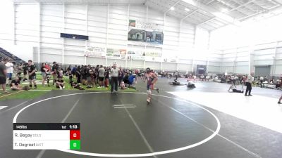 146 lbs Final - Reggie Begay, Goldspring Wrestling vs Titus Degroat, Battle Boys WC