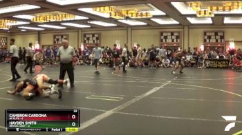 125 lbs Round 2 (6 Team) - Cameron Cardona, BK ELITE vs Hayden Smith, Revival Gray