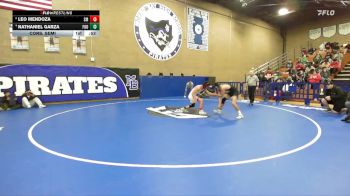 126 lbs Cons. Semi - Leo Mendoza, Santa Maria vs Nathaniel Garza, Foothill