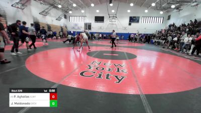 152 lbs Consi Of 16 #1 - Preston Aghailas, Curtis-PSAL vs Jovan Maldonado, Grover Cleveland-PSAL