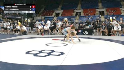 132 lbs Cons. Quarters - Isaac Weber, Wisconsin vs Dylan Parker, Nevada