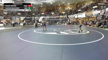120 lbs Cons. Round 1 - Drake Defore, Leon-Bluestem Hs vs Easton Benavidez, Lyons Hs