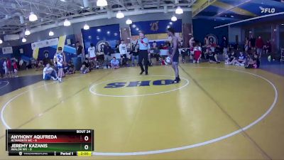 120 lbs Round 6 (8 Team) - Anyhony Aqufreda, Altamonte WC vs Jeremy Kazanis, Avalon WV