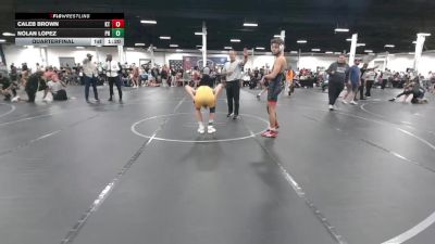 130 lbs Quarterfinal - Caleb Brown, KD Trained vs Nolan Lopez, Pocono Regional