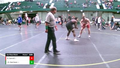 197 lbs 3rd Place Match - Demond Harrison, Albion College vs Sean Carroll, Northern Illinois