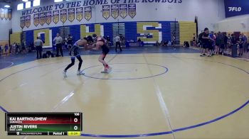 106 lbs Cons. Round 1 - Kai Bartholomew, Sarasota vs Justin Rivers, East Lake