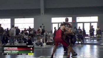 133 lbs Champ. Round 1 - Jimmy Baumann, Ohio Wesleyan University vs Andrew Perelka, John Carroll University