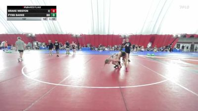 157 lbs Champ Round 1 (16 Team) - Drake Weston, FZ Wrestling Club A vs Fynn Bakke, United North Central