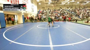 Boys 165 lbs Cons. Round 3 - Shane Wilbur, Hollister Boys vs Abdulazis Abdybekov, Westmoor Boys