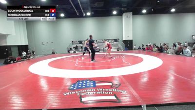 175 lbs Colin Wooldridge, Ohio Scarlet vs Nicholas Singer, Pennsylvania Red