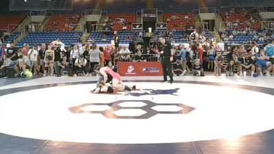 115 lbs Cons. Rd Of 16 - Addison McGinness, Iowa vs Lennah Monts, Kansas