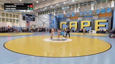 144 lbs Champ. Round 1 - Kevin Gierej, Odessa H S vs Colin Poulis, Cape Henlopen H S