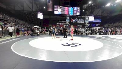135 lbs Cons. Rd Of 64 - Callisto Banks, CT vs Aleiya Cullinan, ND