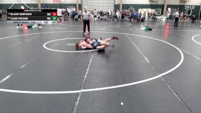 144 lbs Cons. Round 2 - Blake Simpson, Eaglecrest Wrestling Club vs Cade Picone, Eaglecrest Wrestling Club