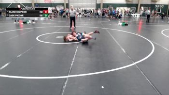 144 lbs Cons. Round 2 - Blake Simpson, Eaglecrest Wrestling Club vs Cade Picone, Eaglecrest Wrestling Club