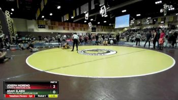 114 lbs Quarterfinal - Joseph Moreno, Hawkeye Wrestling Club vs Adam Slaieh, Temecula Valley Wrestling Club