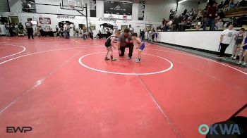 45 lbs Consolation - Dante Perez, Tiger Trained Wrestling vs Kane Coombes, Wyandotte Youth Wrestling