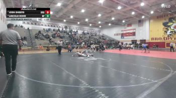 126 lbs 5th Place Match - Josh Sheets, Columbus St. Francis DeSales vs Lincoln Rohr, Massillon Perry