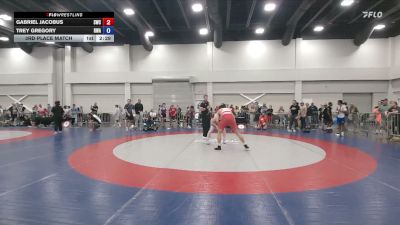 165 lbs 3rd Place Match - Gabriel Jacobus, Storm Wrestling Center vs Trey Gregory, Roundtree Wrestling Academy