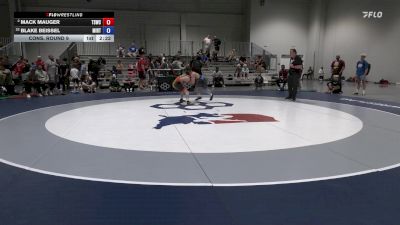 57 lbs Cons. Round 9 - Mack Mauger, Tiger Style Wrestling Club vs Blake Beissel, Minnesota - RTC