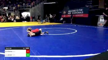 45 lbs Quarterfinal - Bowe Klema, Beloit Wrestling Club vs Jett Joiner, Lebanon, MO