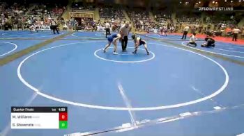 132 lbs Quarterfinal - Mylee Williams, Guymon Wrestling vs Shelby Shoemate, Noble Takedown Club