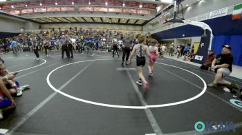 60-67 lbs Rr Rnd 2 - Ashlynn Clark, Choctaw Ironman Youth Wrestling vs Jentry Lyden, South Central Punisher Wrestling Club