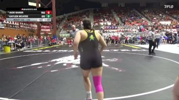 155 lbs Quarterfinal - Kaylen McAtee, Girard Hs vs Jade Baker, Pratt HS