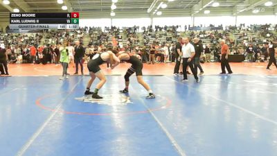 160 lbs Quarterfinal - Zeno Moore, FL vs Karl Ludwig II, VA