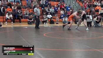 175 lbs 1st Place Match - Dillon Badiu, Buckeye (Medina) vs Landon Cook, Tiffin City