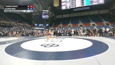130 lbs Cons. Sub-quarters - Averie Counts, Kansas vs Allison Hegg, Virginia