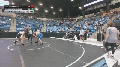 184 lbs Cons. Round 2 - Kingston Rodriguez, York (Neb.) vs Cutler Crandall, Grand View (Iowa)