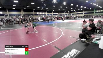 90 lbs Round Of 16 - Max Besneatte, Chaparral HS vs Max Mannino, Gold Rush Wr Acd