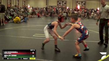 70 lbs Quarterfinal - Brylan Zerbe, AWA vs Jax McDonnell, Unattached